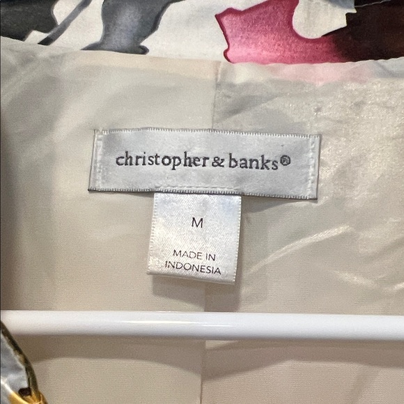 Christopher Banks Women’s Multicolor Floral Blazer size Medium - Picture 3 of 6